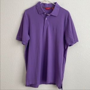 IZOD Short Sleeve XL Polo - Lavender